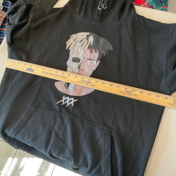 Xxxtentacion Rapper Black Hoodie Size XL - Picture 5 of 10
